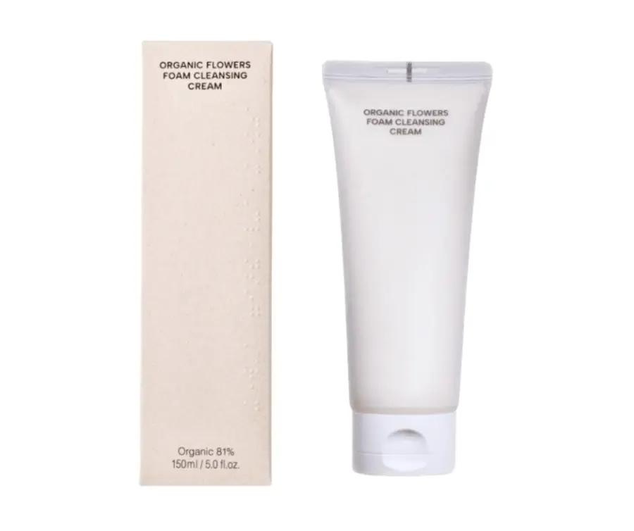 15344-whamisa flowers foam cleasing cream